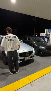 Comfort Kills Tee - White
